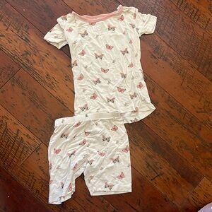 Kyte baby bamboo pajamas shorts and short sleeve